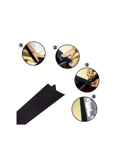 Xuweiwei Isıya Dayanıklı 2 Parça Beyaz Silikon Ocak Aralık Kapağı