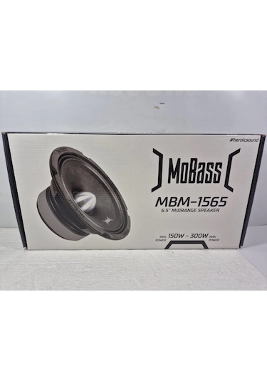 Mobass 16cm Midrange Mobass Mbm-1565 300w 150rms Midrange - Kurşun Göbek Pro Midrange