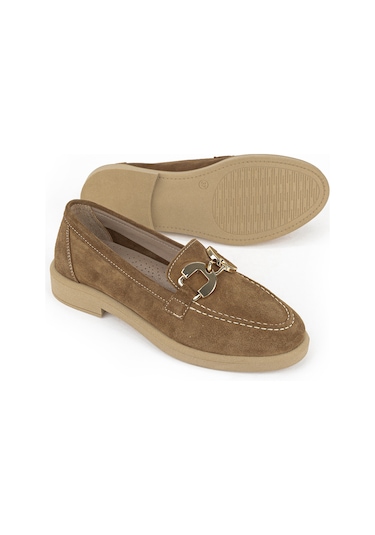 Ziya, Kadın Hakiki Deri Loafer Ayakkabı 161359z706 Caramel 161359z706 809