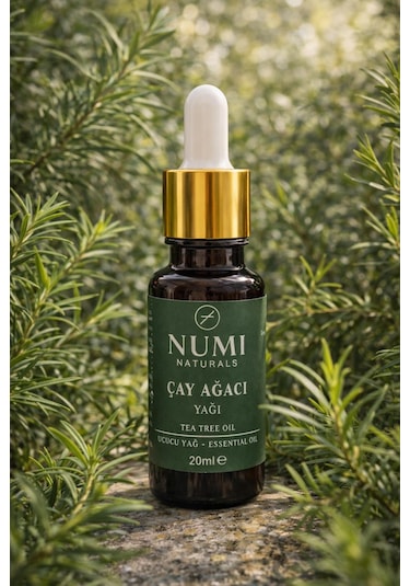 Çay Ağacı Yağı 20 Ml Saf Tea Tree Oil Uçucu Yağ, Cilt Ve Aromaterapi Yağı
