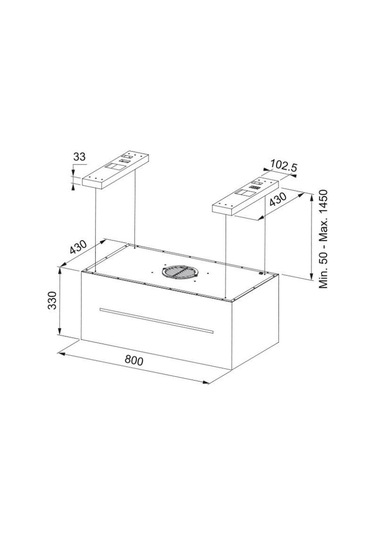 Franke Fmas BK Extra Matt F 80 KL Ada Davlumbaz