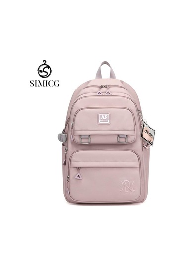 Büyük Kapasiteli Omuz Çantası Öğrenci Okul Çantası Mor