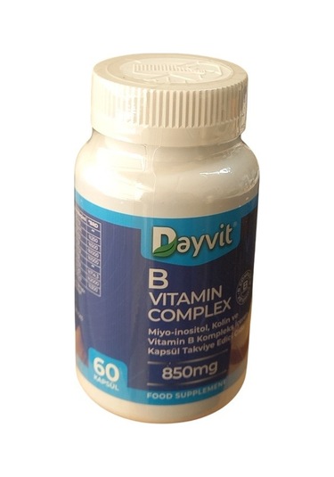 Dayvit Vitamin B Complex 850mg 60 Kapsül