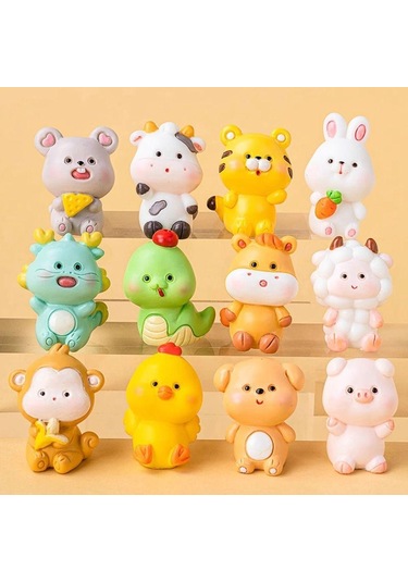 Reçine Mini Figürler Masaüstü Dekorasyonu Minyatür Heykel Yeni Reçine Süsler Bahçe Fare