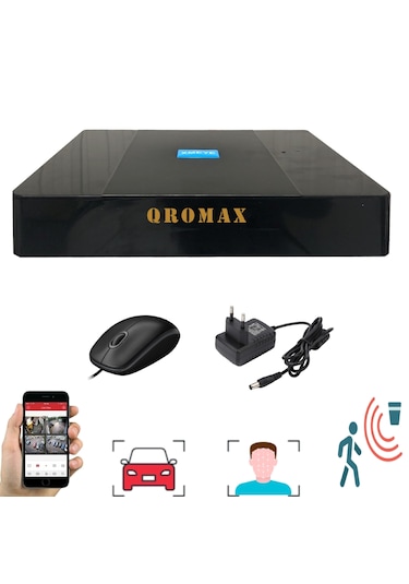 6 Kameralı Gece Renkli Hareket Algılayan Kamera Seti 604w-9008