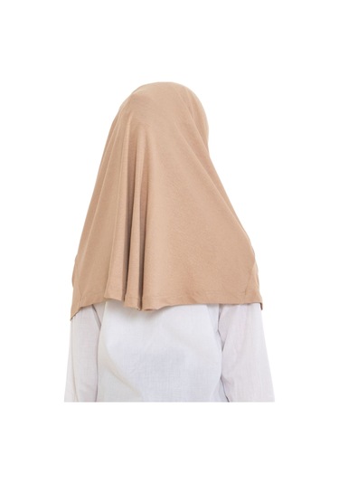 Çocuk Hazır Giyim Başörtüsü Şal Turban Viskon - Koyu Vizon Koyu Vizon