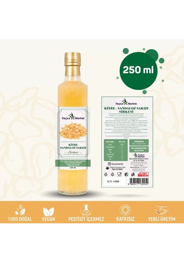 Sandaloz Sakızlı Sirke / 250 Ml Çok Keskin
