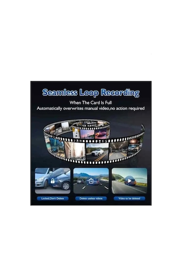 1080p Full Hd 1296p Wifi Hd Araç Kamerası Black Box Araç İçi Kamera Video Ve Fotoğraf Kaydedici