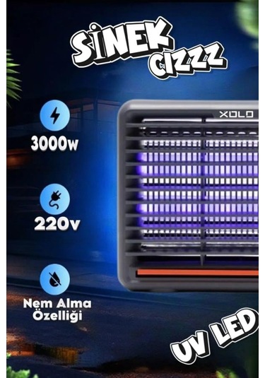 Füme Kasa Uv Led Sinek Cız Makinesi Xl8w