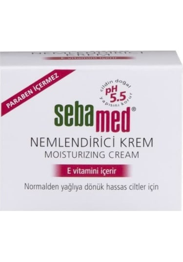 Sebamed %2 Vitamin E İçeren Nemlendirici Yüz ve Boyun Cilt Bakım Kremi – Günlük Bakım - 75 ML