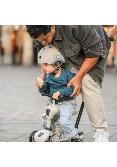 Scoot And Ride Push And Go Ebeveyn Kontrollü Çocuk Scooter Ash 240527-00067