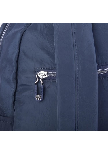 Nas Bag Extra Hafif Su Geçirmez Çok Gözlü Waterproof Unisex Sırt Çantası 30x40 Cm Lacivert