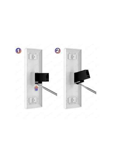 Rj45 Cat6 Konnektör Keystone Jack Dişi Dişi Ara Adaptör