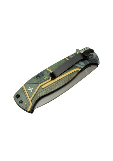 Aofer Çakı 21,5 Cm Yarı Otomatik , Kemerlikli Çok Renkli