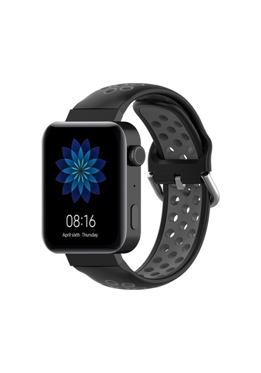 Xiaomi Watch / Huawei Honor S1 18mm İki Renkli Spor Saat Kordonu