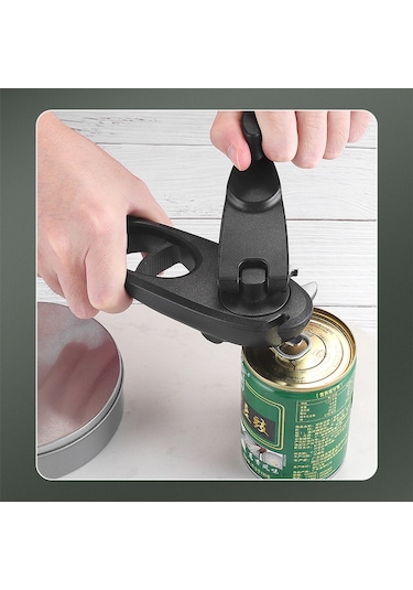 Manuel Konserve Kutusu Kapak Açacağı Aparat Siyah