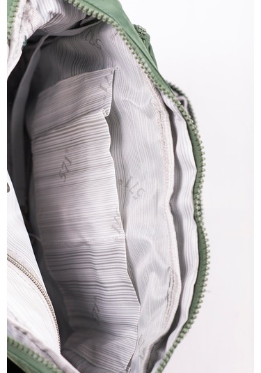 Krinkıl / Klinkır Su Geçirmez Kumaş Çok Gözlü Çapraz Kol Ve Omuz Postacı Çantası 116g Yeşil