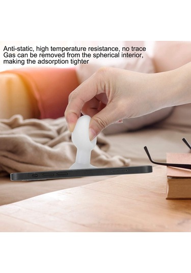 Adet Cep Telefonu Vantuz, Silikon Ekran Emme Topu, Tembel Masaüstü Vantuz Tutucu, Cep Telefonu Tamir Aracı -