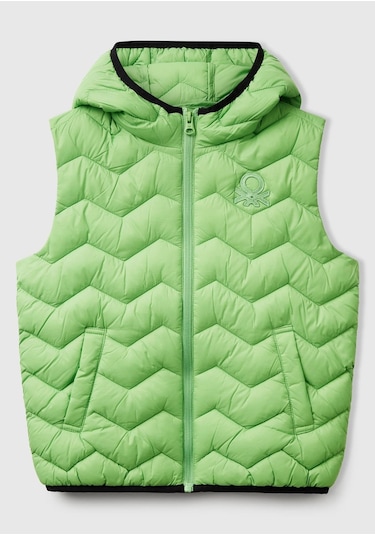 Benetton Açık Yeşil Erkek Bebek Yelek Yeşil