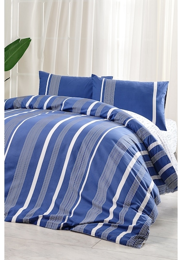 Marine Nevresim Takımı Atlante Tek Kişilik - Lacivert