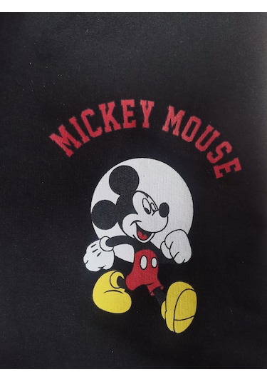 Mıckey Mouse Unısex Çocuk Eşofman Takımı Tuhfetower Sarı - Siyah