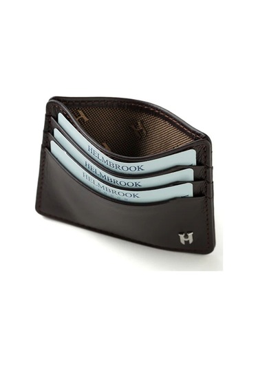 Drew Erkek Deri İnce Tasarım Kartlık Kahverengi