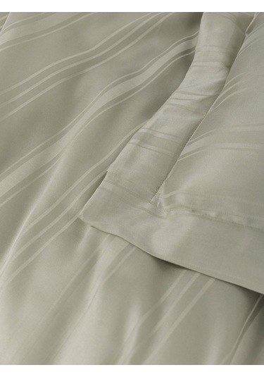 Cotton Box 1901-cb Smart Bambu Ck Saten Nevresım Takımı Strıpe Bej Bej