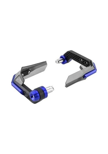 Dancemonkey Genel Motosiklet Koruyucu - Cnc Paslanmaz Çelik, Anodize Mavi, 7/8'' Gidon İçin