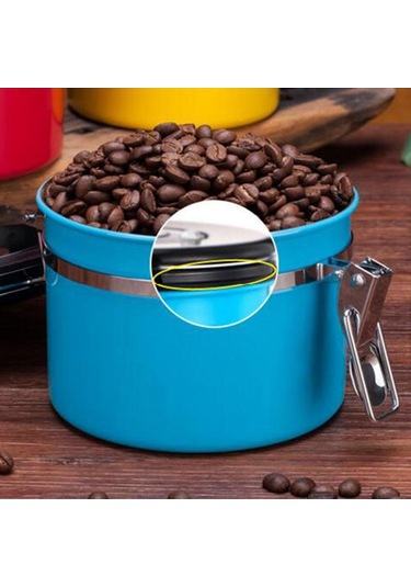 Suntek Egzoz Valfli Paslanmaz Mühürlü Can Çay Şeker Kavanoz