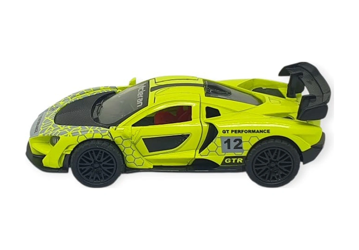 Çek Bırak Metal Arabalar 13 Cm - Yeşil Yeşil