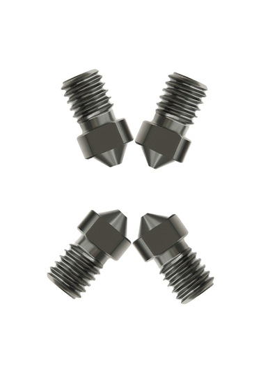 Konesam 3d Yazıcı Uyumlu 0.6mm V6 Sert Çelik Nozzle - 4 Adet, 1.75mm Filament İçin Dayanıklı Aşınma Direnci