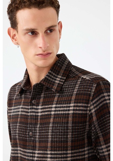 Loft Kahverengi Erkek Gömlek Lf2041166 Kahverengi