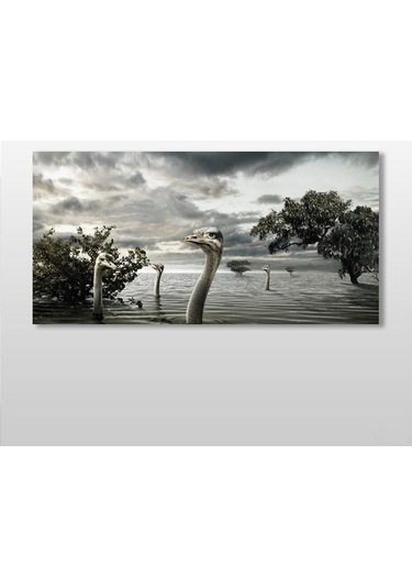 Göldeki Ördekler Kanvas Tablo