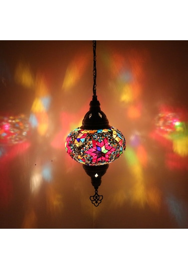 Dekoratif DEKORATİF TEKLİ AVİZE MOZAİK GECE LAMBASI