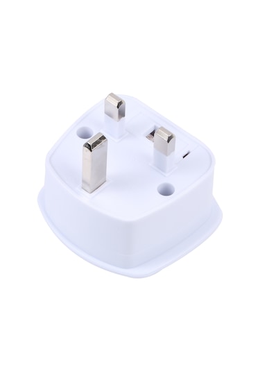 250v Uk Fiş - Ab Fiş Us Fiş Güç Dönüşüm Fişi Dönüştürücü Beyaz