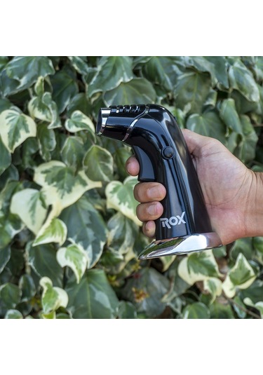 Rox Bs-830 Üç Alev Çıkışlı Bütan Gaz Torch Pürmüz Siyah