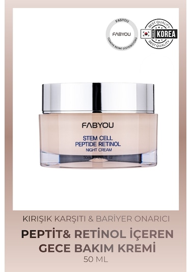 Peptit Ve Retinol İçeren Gece Kremi 50 Ml
