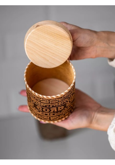 Staratel' Ahşap Tuz Saklama Kabı 550 Ml 178244523 Bej