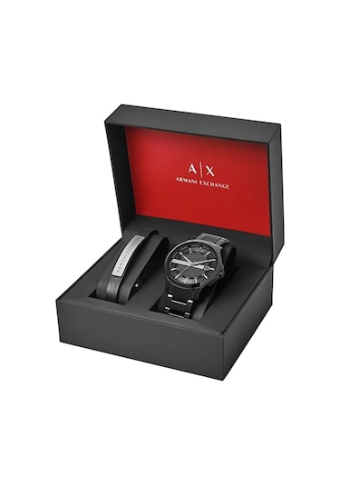 Armani Exchange Ax7101 Erkek Set Kol Saati Ve Bileklik