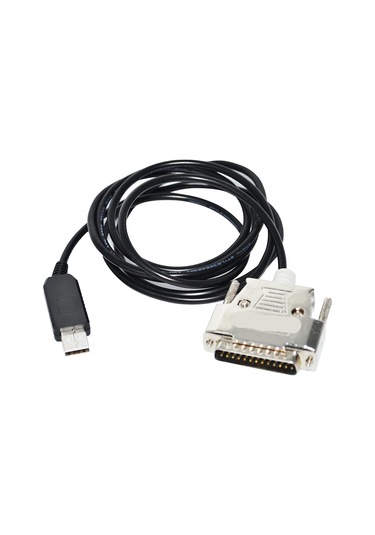 Usb Rs232-db25 D-sub 25pin Adaptör Seri İletişim Kablosu 5m