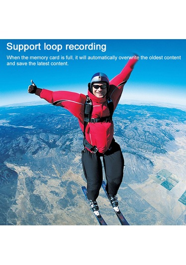 Lemestar Beyaz Outdoor Spor Kamera - 1080p Full Hd Kayıt Cihazı, 0.96" Ekran, 8mp Fotoğraf, Sürekli Kayıt, Ip54 Su Geçirmez, 380mah Batarya Beyaz