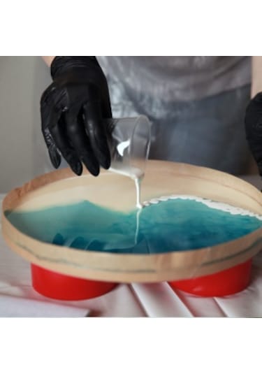 Ezomax Deniz Dalgası Efekti İçin Şeffaf Epoksi Reçine 1kg