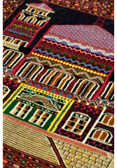 Buhara El Dokuma Yün Halı - Leh1004500160 Kırmızı