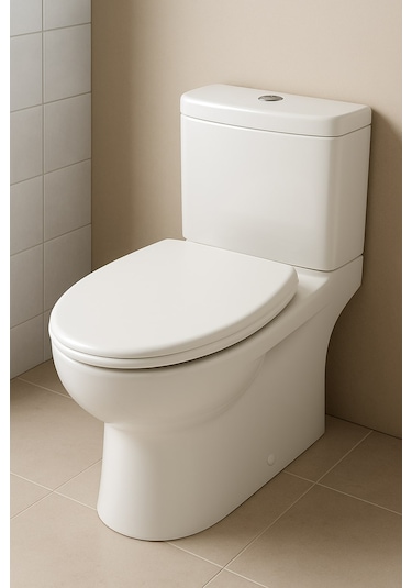 Klozet Kapağı Dayanıklı Ve Hijyenik Wc Kapağı Beyaz