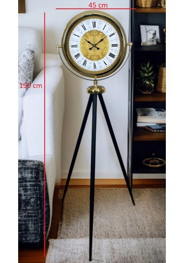 Zentime Gold Asalet Tripod Ayaklı Saat Çok Renkli