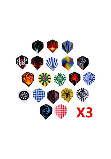 Homyl 60 Parça Standart Dart Uçuşları Profesyonel Dayanıklı Pet