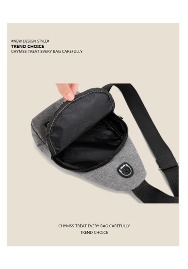 Moda Taşınabilir Erkek Omuz Çantası-mavi