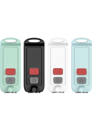 Sones Af-2002 130db Şarj Edilebilir Kurt Önleyici Alarm Kendini Savunma Cihazı Beyaz