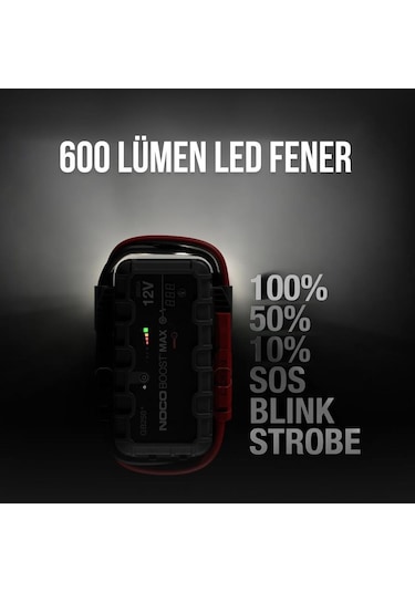 Noco Genius Gb250 12V 5250Amp Ultrasafe Lityum Akü Takviye +    Powe