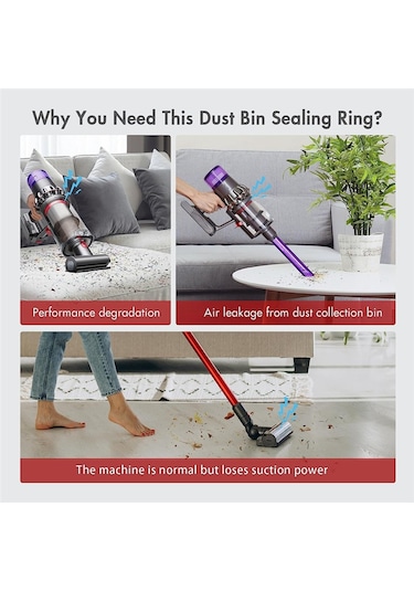 V11/v15/sv14/sv15/sv22 İçin Toz Haznesi Üst Sabit Sızdırmazlık Halkası